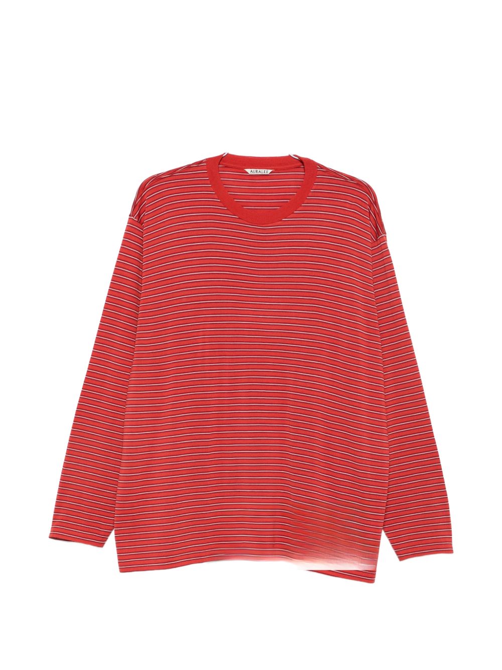 Auralee Wool striped t-shirt Auralee