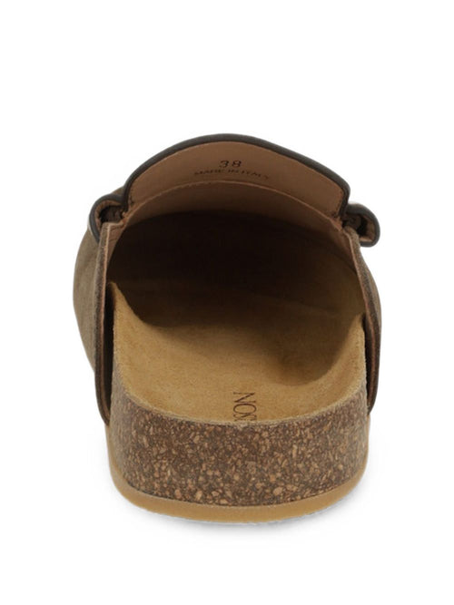 032C JW Anderson Stitch Leather Slippers
