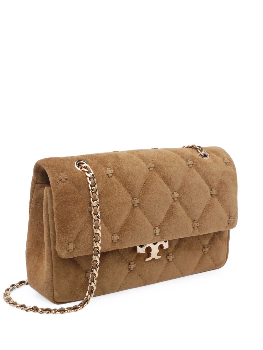 Tory Burch Bunny Knot Suede Shoulder Bag Tory Burch