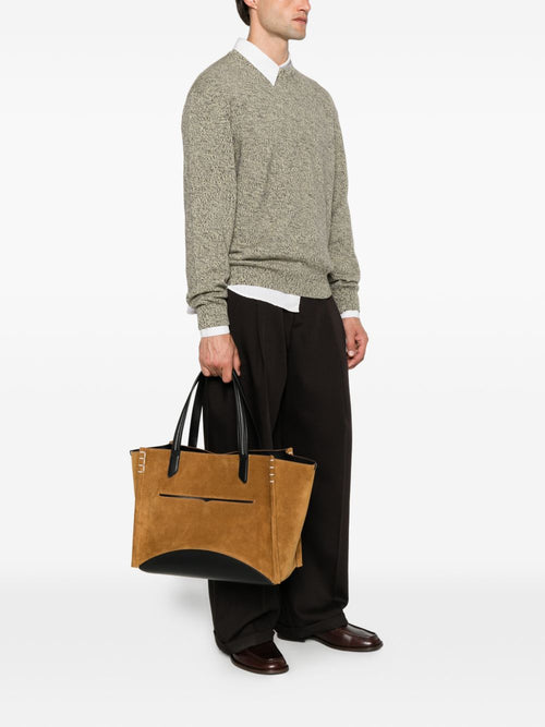032C JW Anderson Loafer Leather Tote Bag