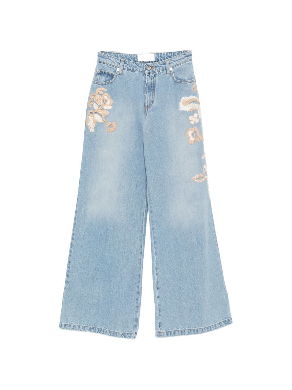 Ermanno Firenze Embroidered Denim Jeans