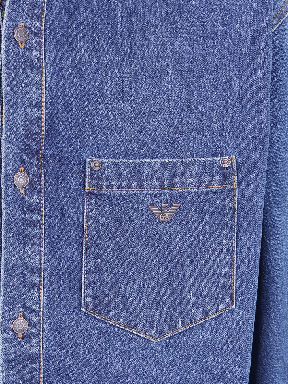 Emporio Armani Denim Cotton Shirt