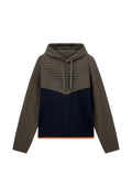 Emporio Armani Cotton Colorblock Hoodie