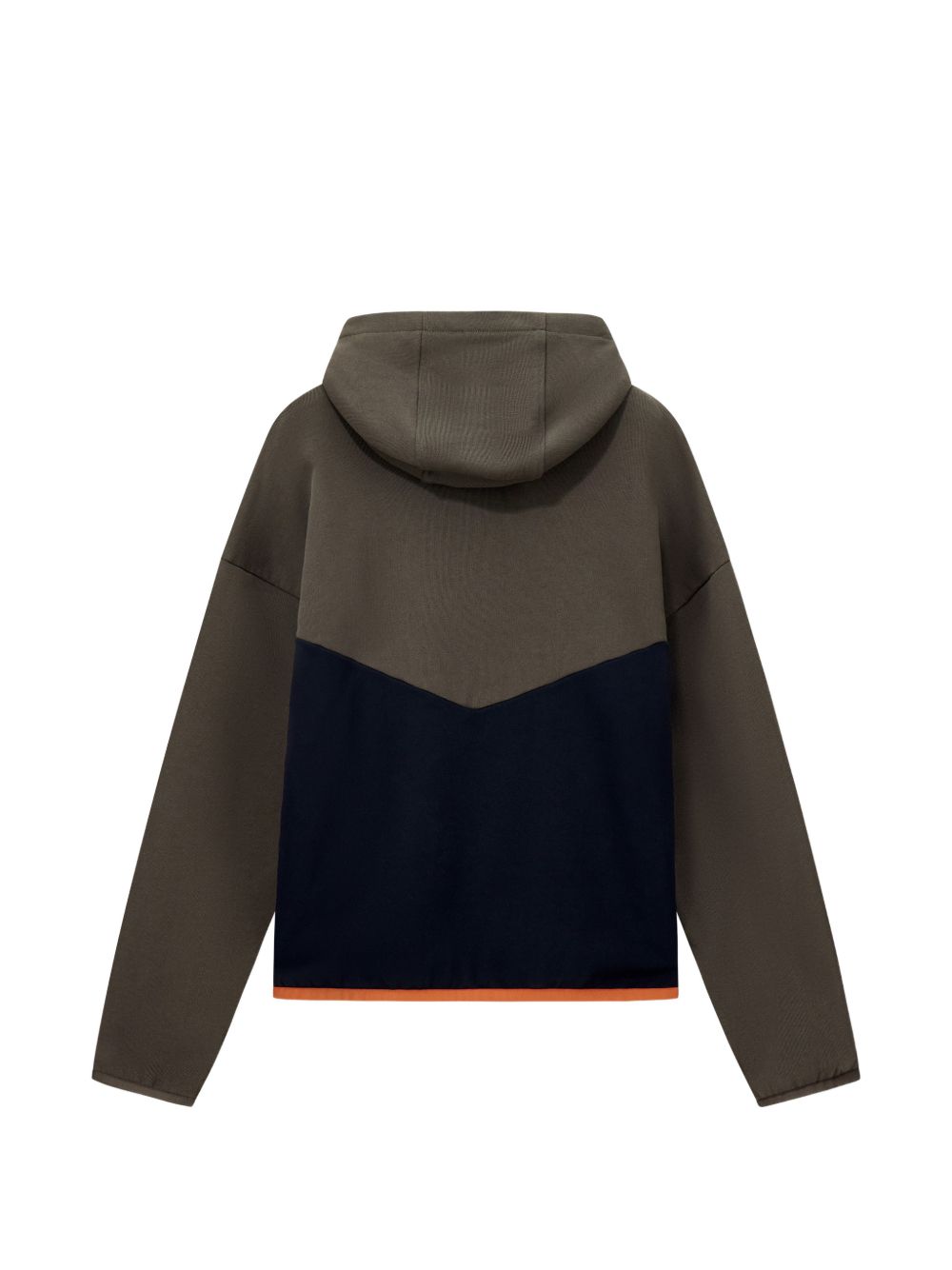 Emporio Armani Cotton Colorblock Hoodie