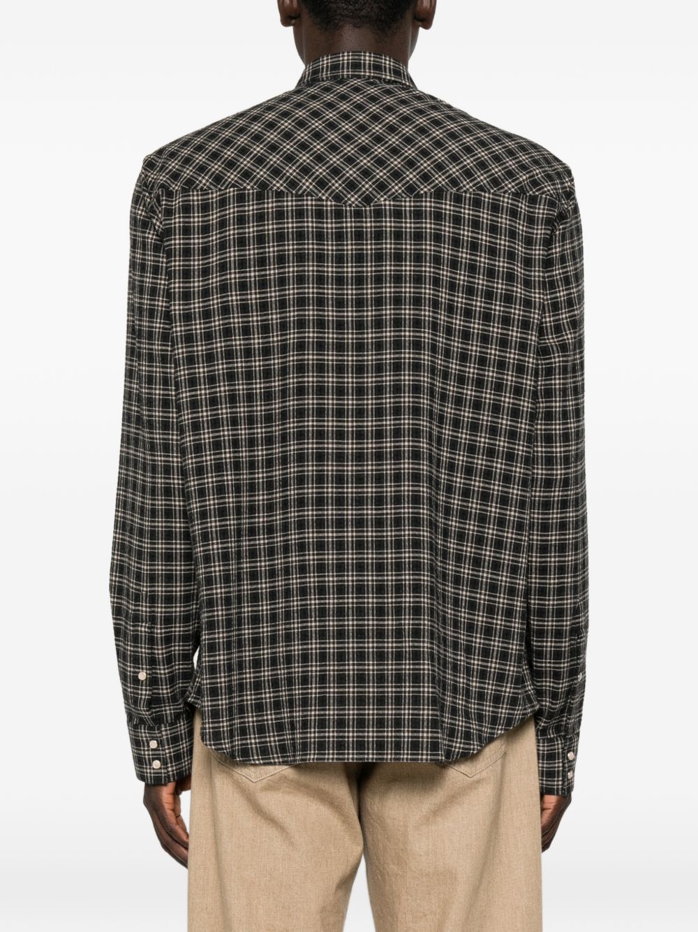 Emporio Armani Checked Flannel Shirt