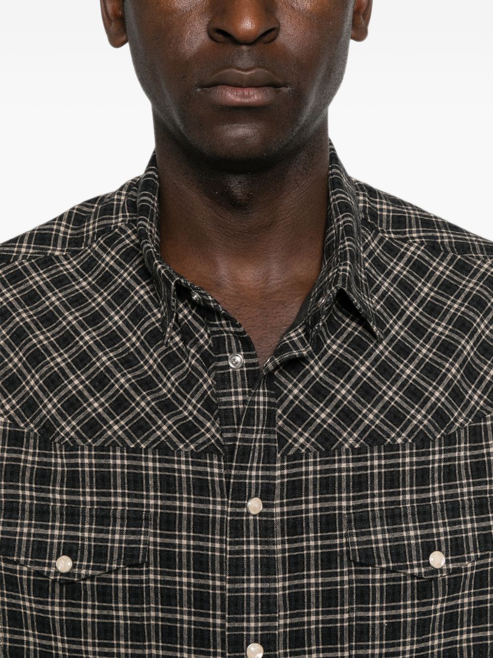 Emporio Armani Checked Flannel Shirt