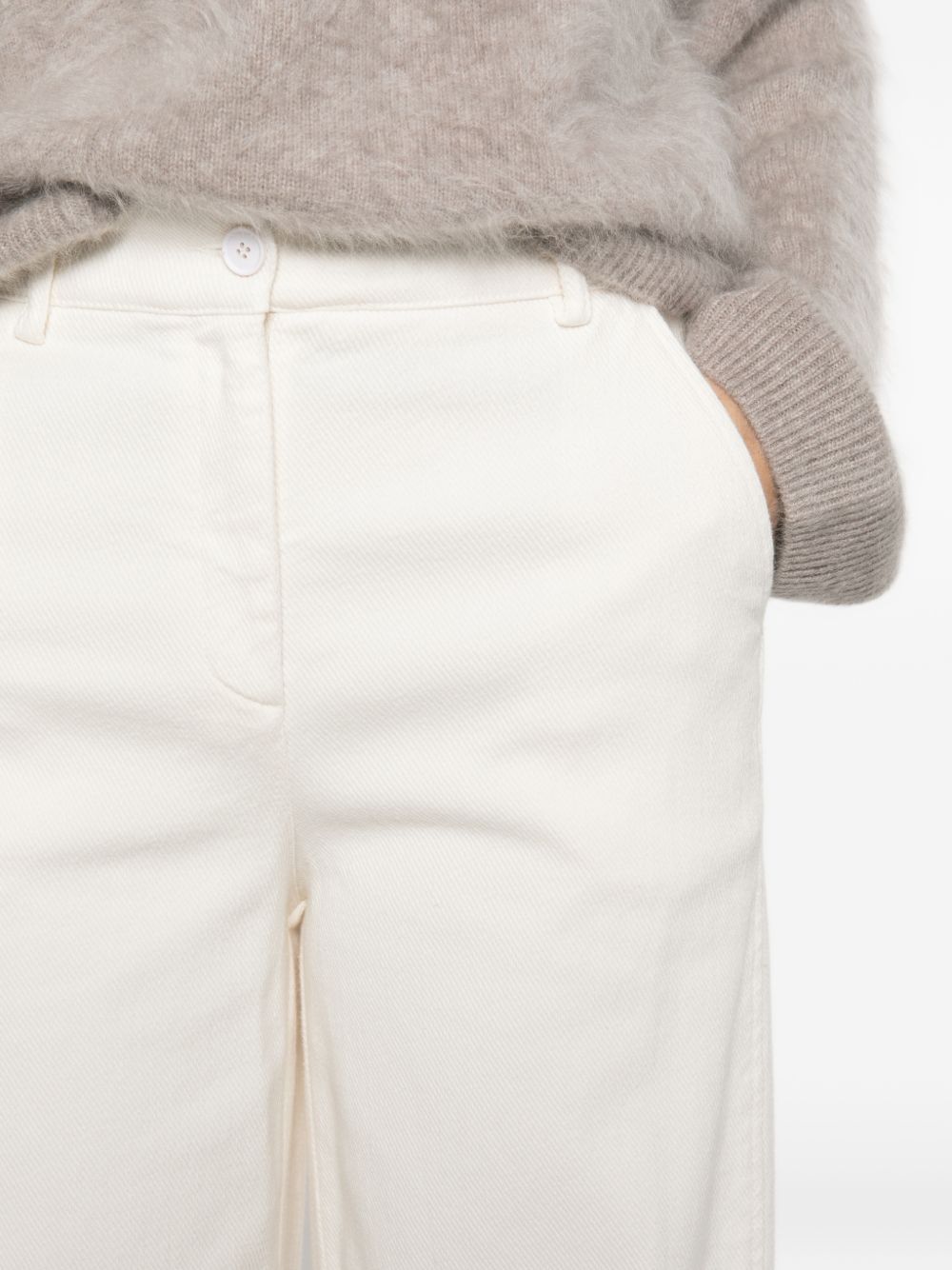 VIA MASINI 80 Trousers WHITE