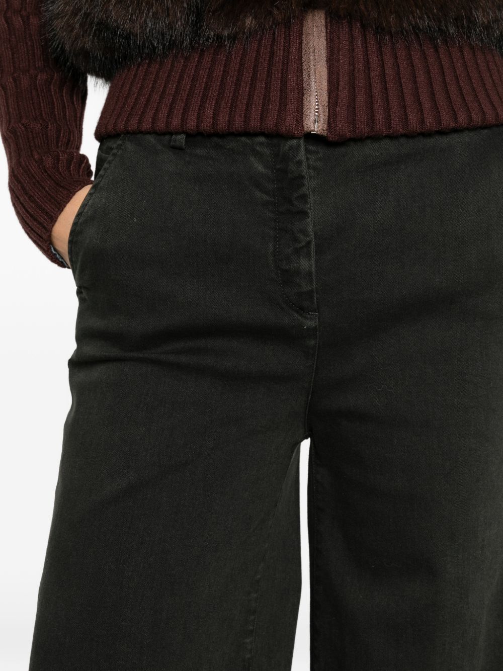 Via Masini 80 Wide-Leg Trousers
