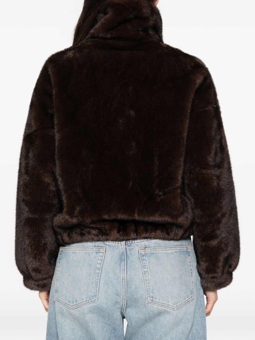 Sosue Faux-Fur Bomber Jacket SOSUE