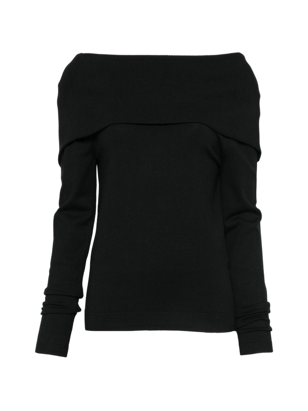 Semicouture Off-Shoulder Knit Sweater