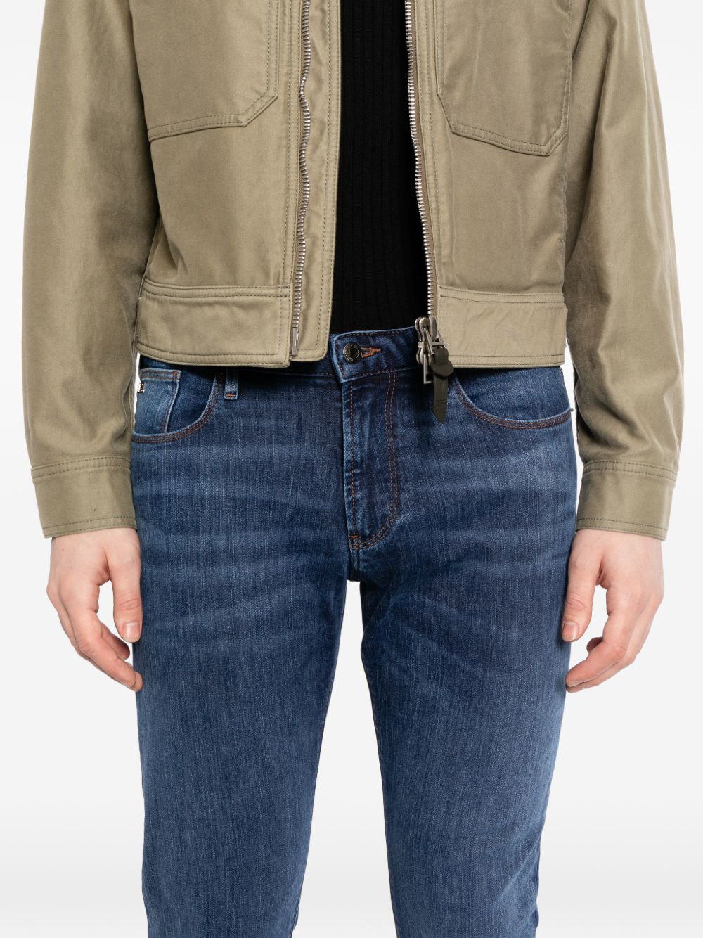 Emporio Armani Slim Denim Jeans Emporio Armani