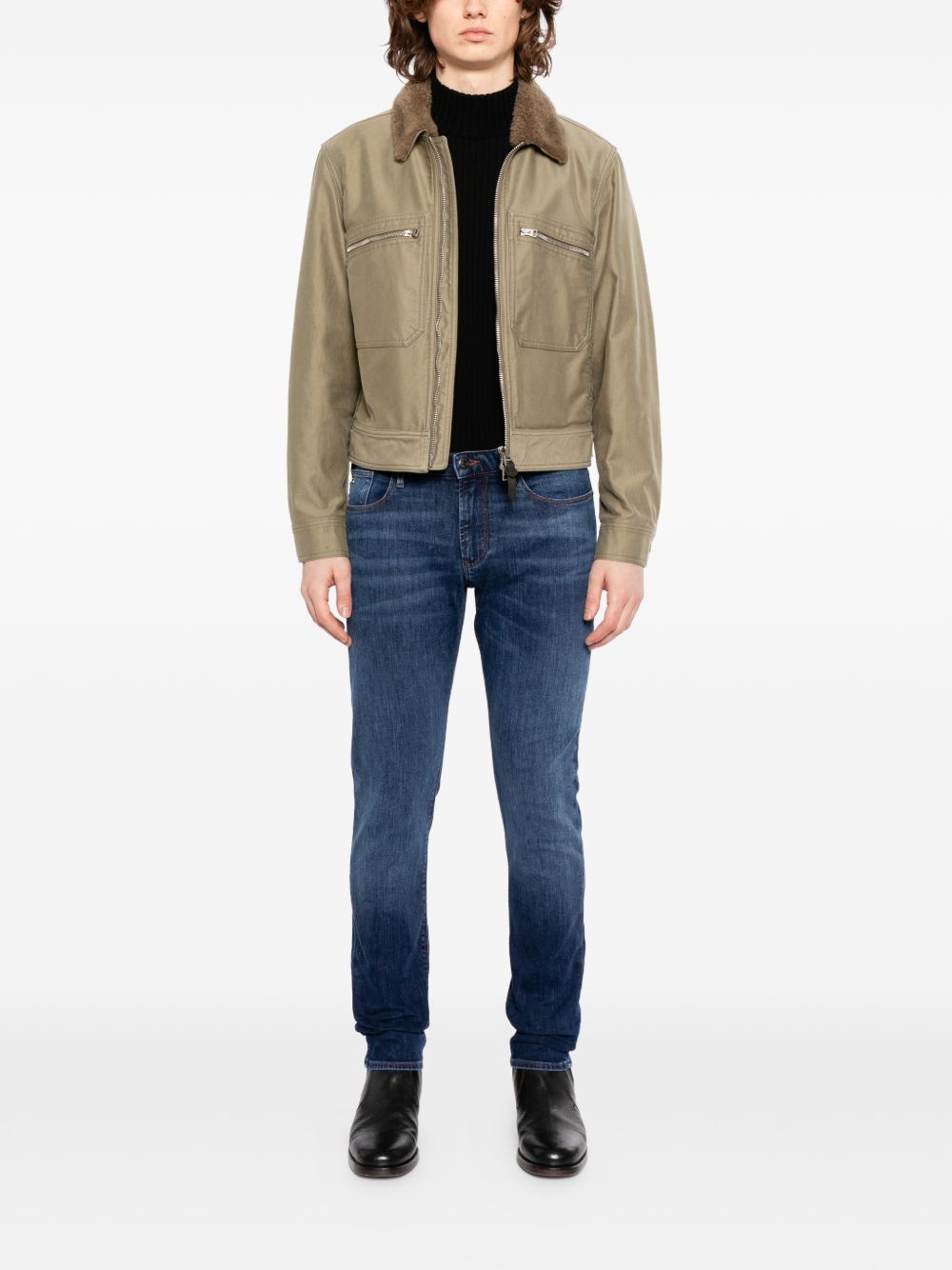 Emporio Armani Slim Denim Jeans Emporio Armani