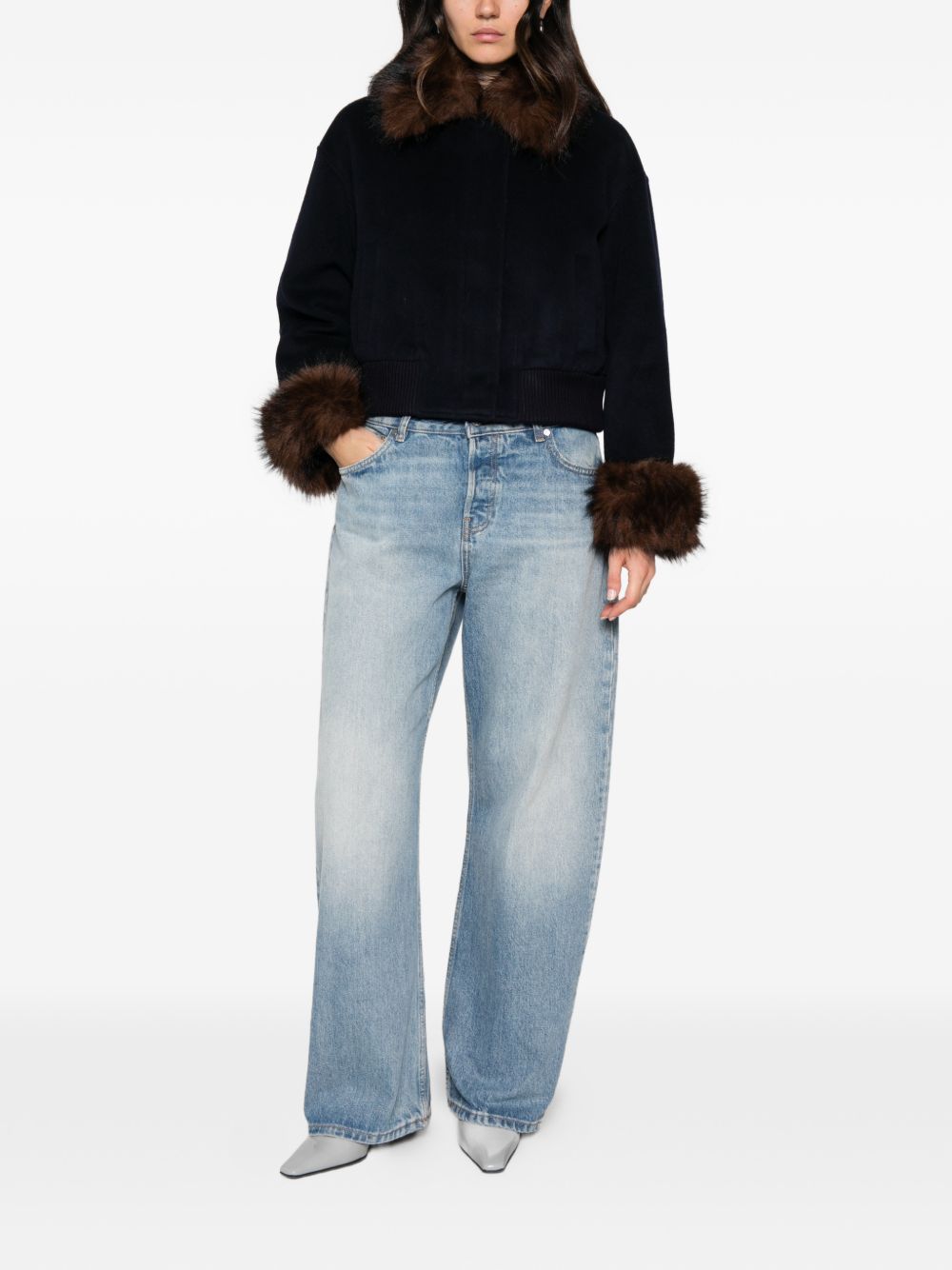 Self-Portrait Wool jacket