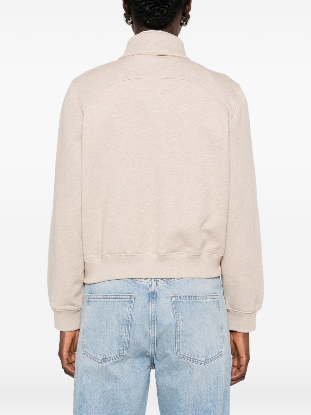Maison Kitsuné Maison Kitsune Baby Fox Cotton Polo Sweatshirt