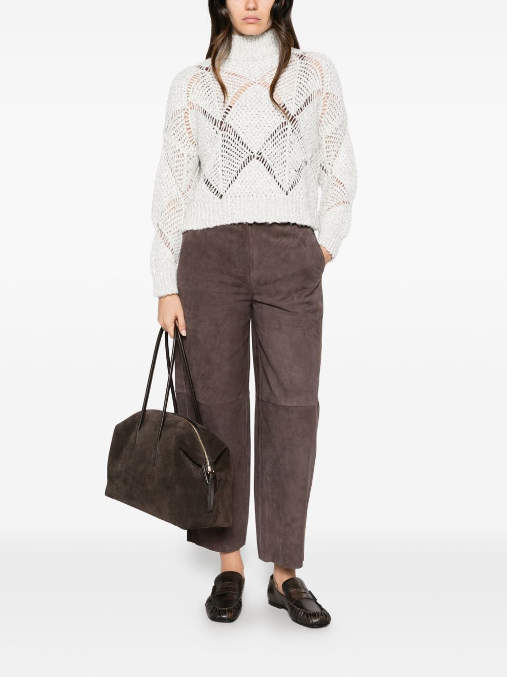 VIA MASINI 80 Trousers BROWN