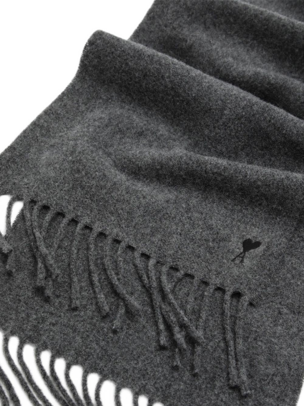 Ami Paris Scarfs DARK GREY Ami Paris