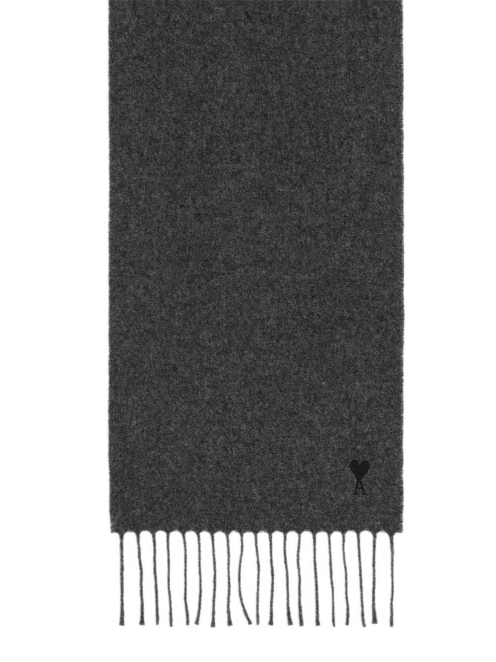 Ami Paris Scarfs DARK GREY Ami Paris