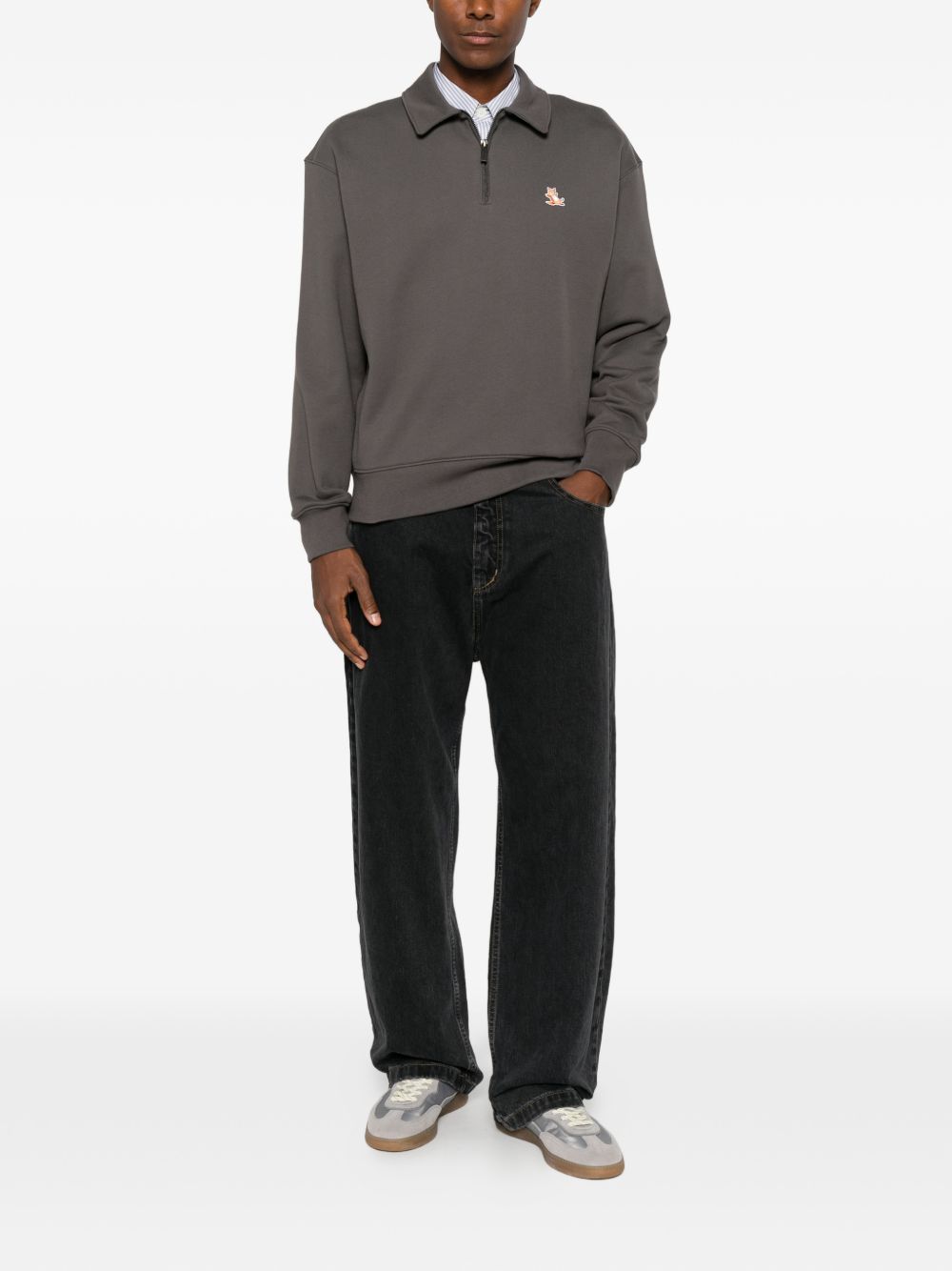 Maison Kitsuné MAISON KITSUNE'' Sweaters DARK GREY