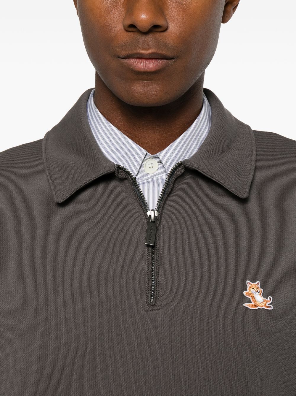 Maison Kitsuné MAISON KITSUNE'' Sweaters DARK GREY