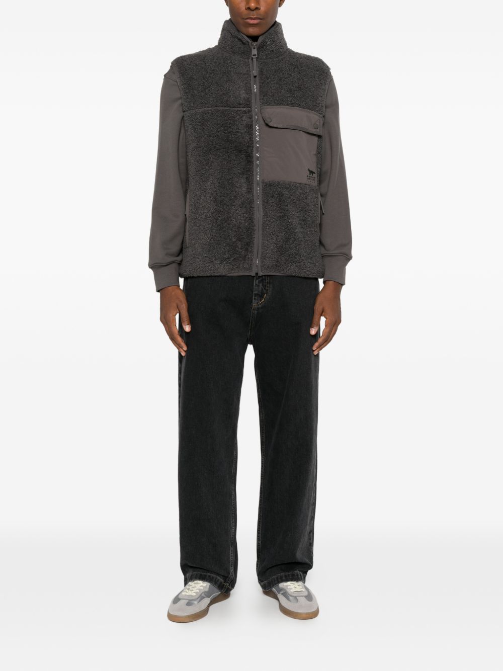 Maison Kitsuné Fleece vest Maison Kitsuné