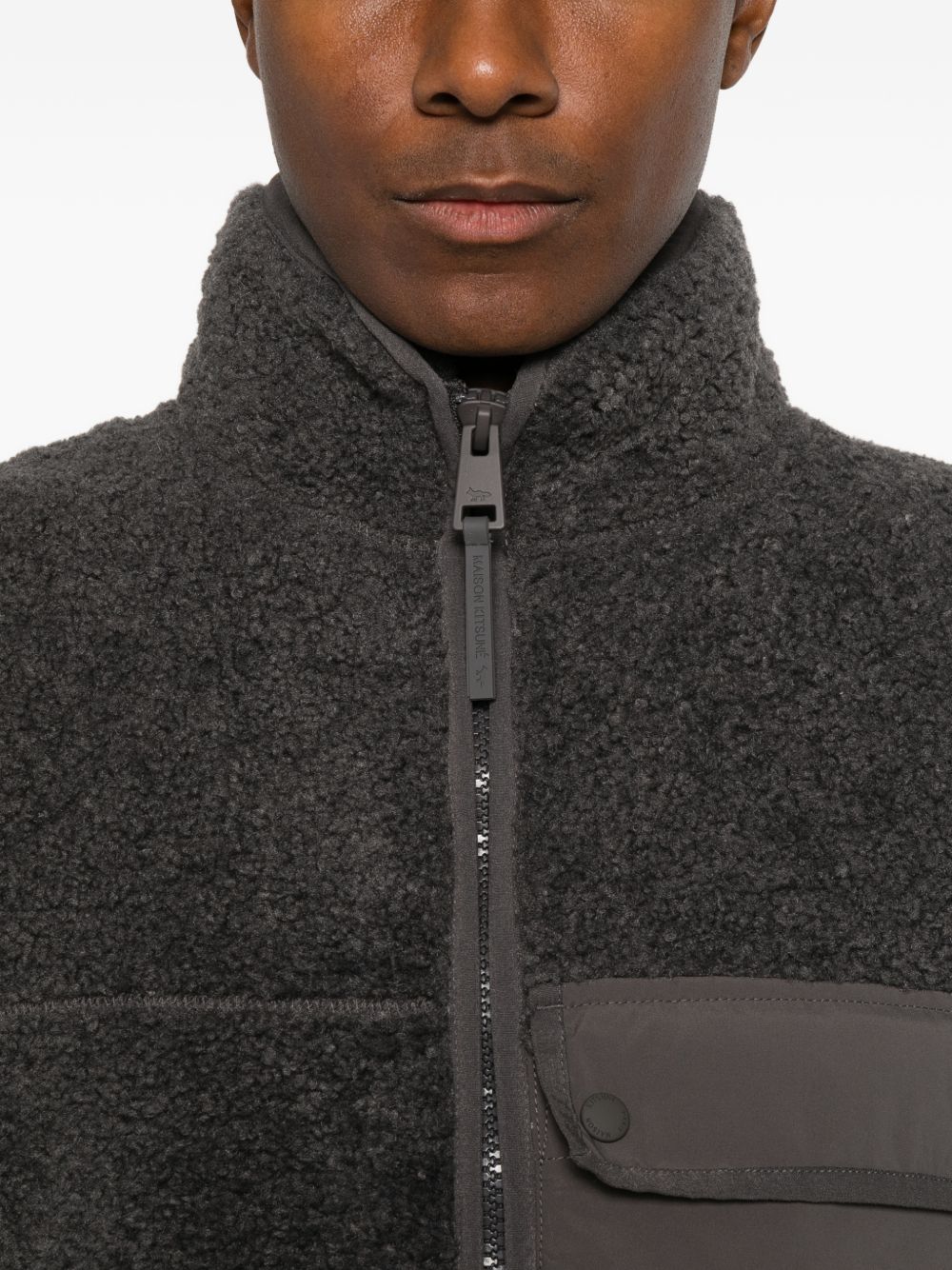 Maison Kitsuné Fleece vest Maison Kitsuné