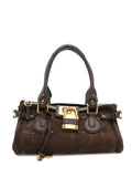 Chloé Paddington suede leather shoulder bag Chloé