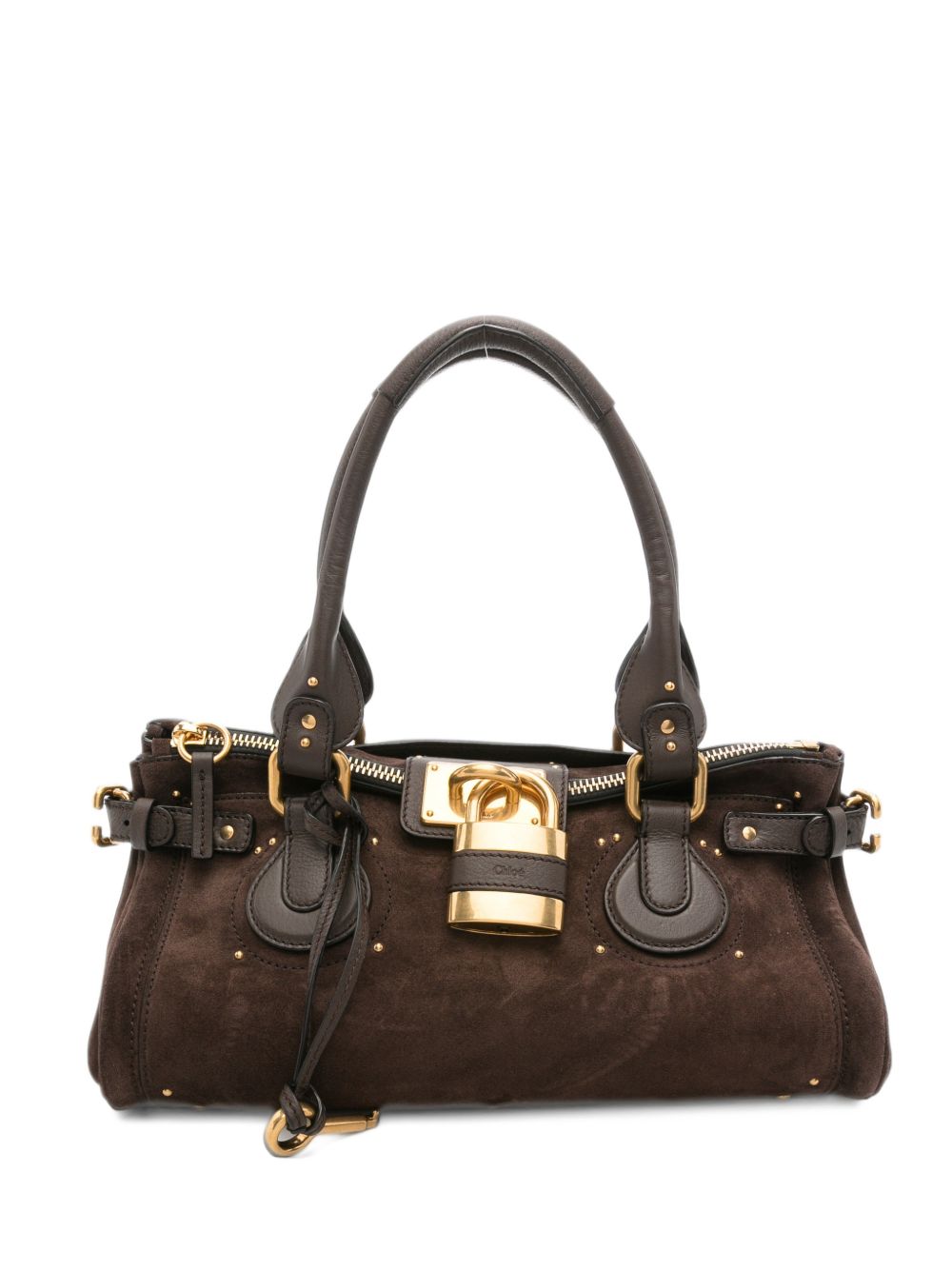 Chloé Paddington suede leather shoulder bag Chloé