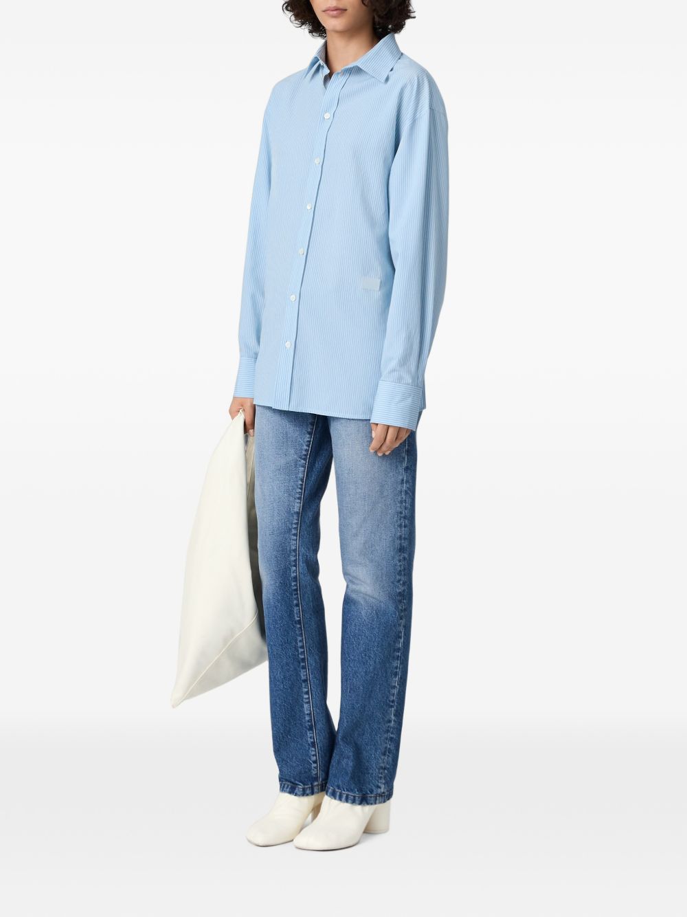 MM6 Maison Margiela Shirts LIGHT BLUE MM6 Maison Margiela