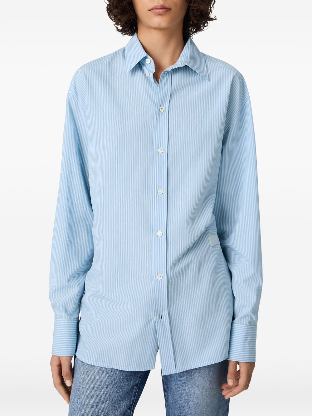 MM6 Maison Margiela Shirts LIGHT BLUE MM6 Maison Margiela