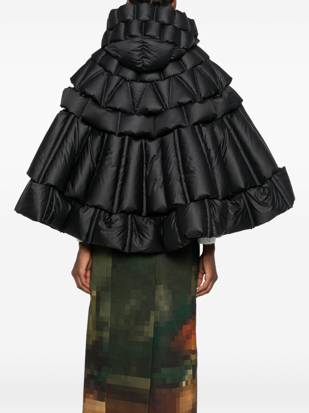 RAXXY Nylon puffer cape RAXXY
