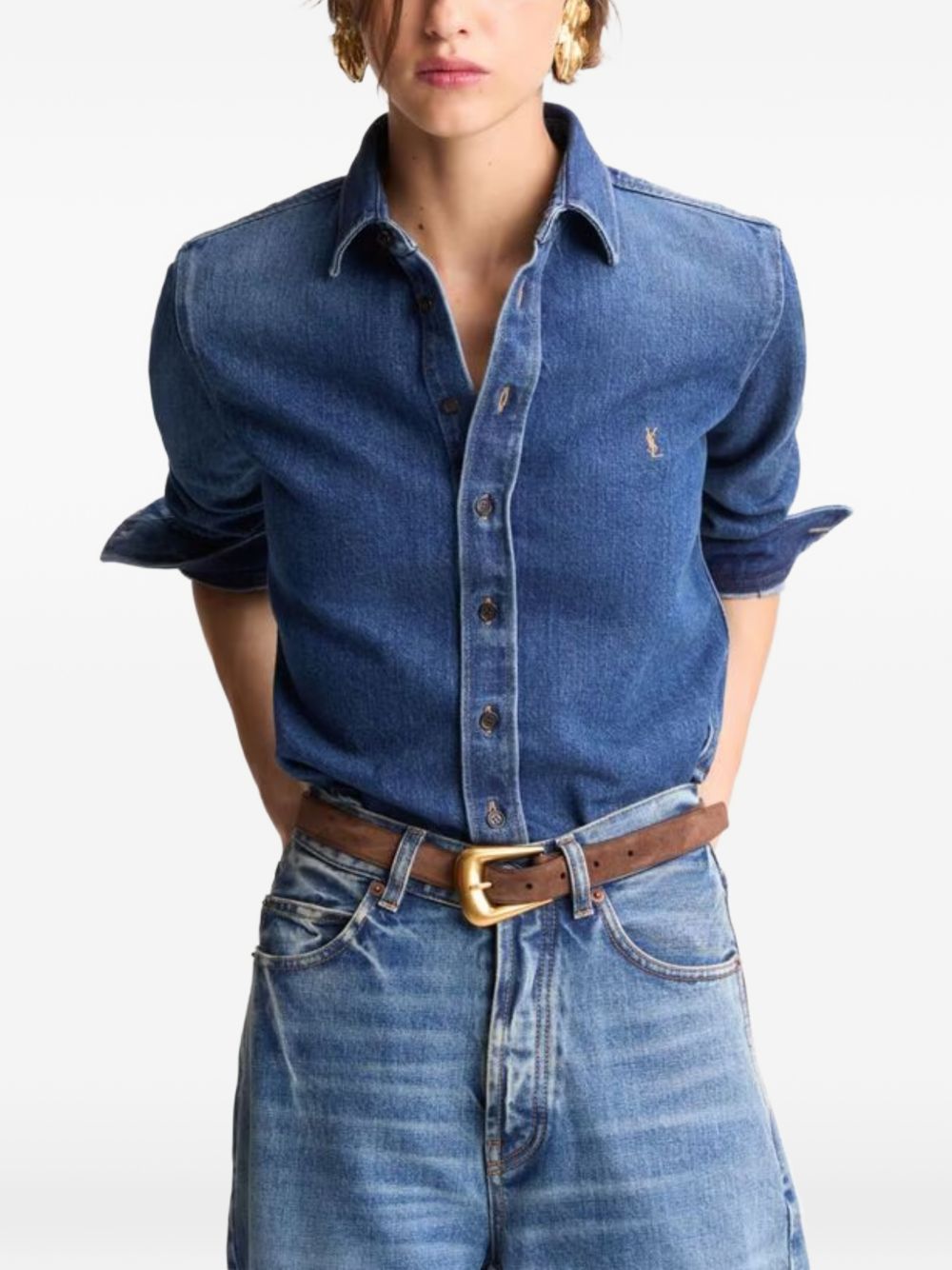 Saint Laurent Shirts NAVY Saint Laurent