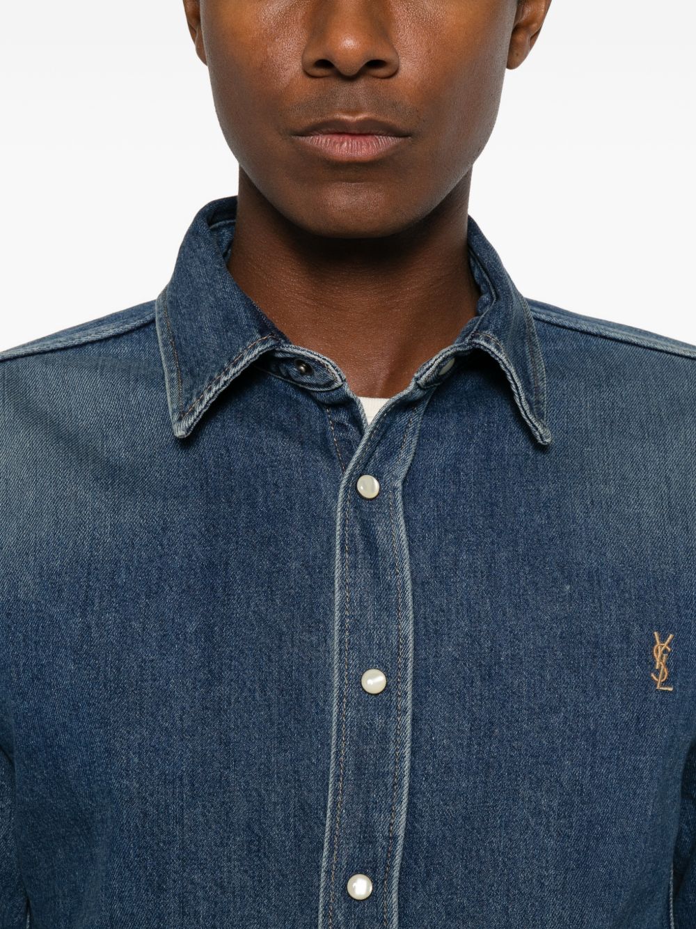 Saint Laurent Denim cotton shirt Saint Laurent