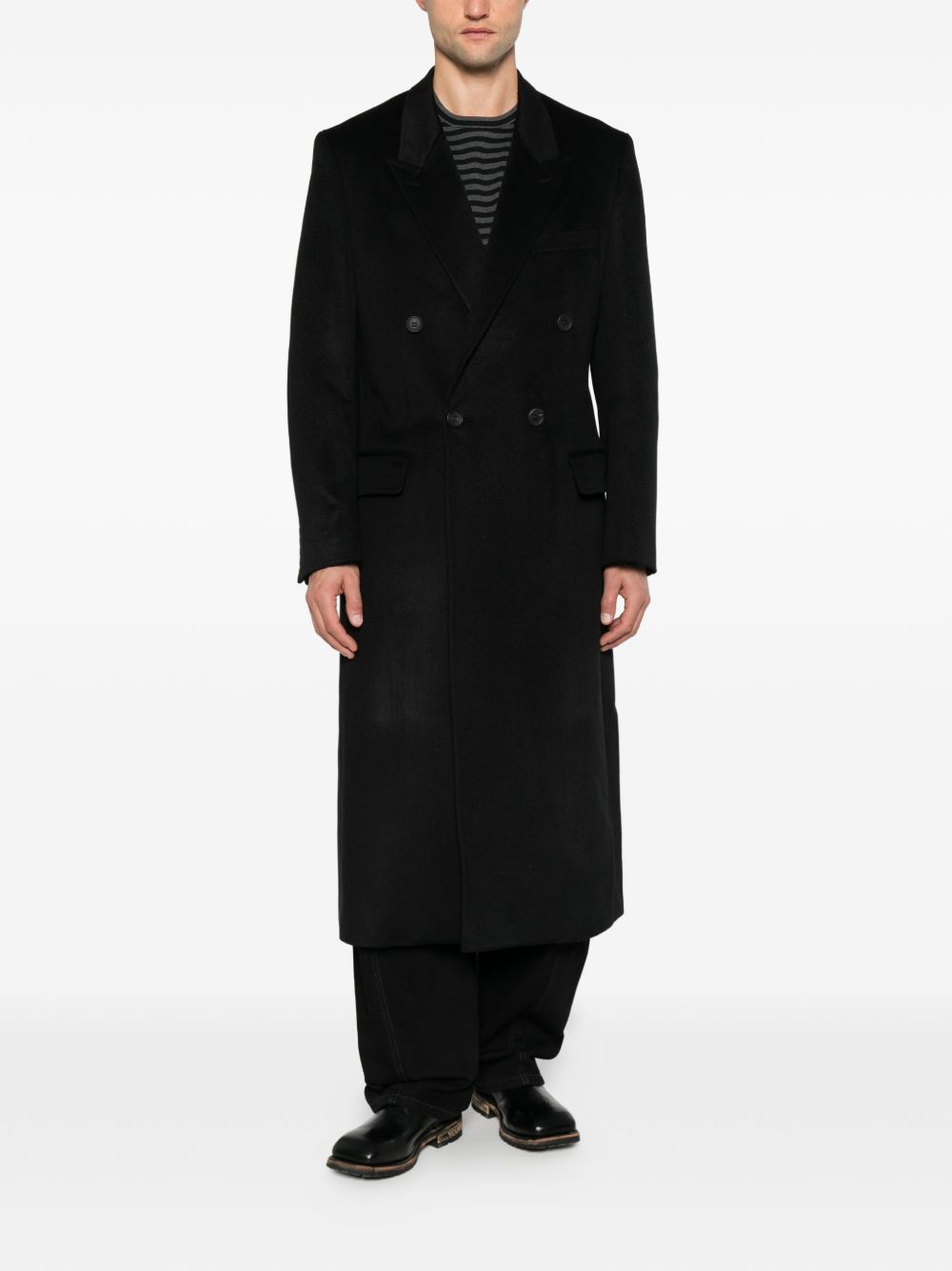 Junya Watanabe Cashmere double-breasted coat
