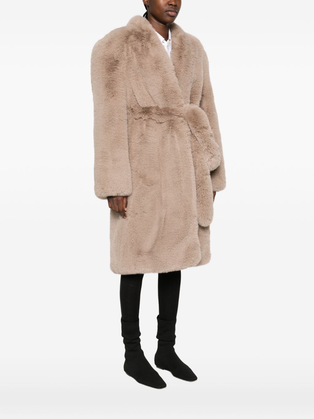 032C Destiny faux fur coat 032C