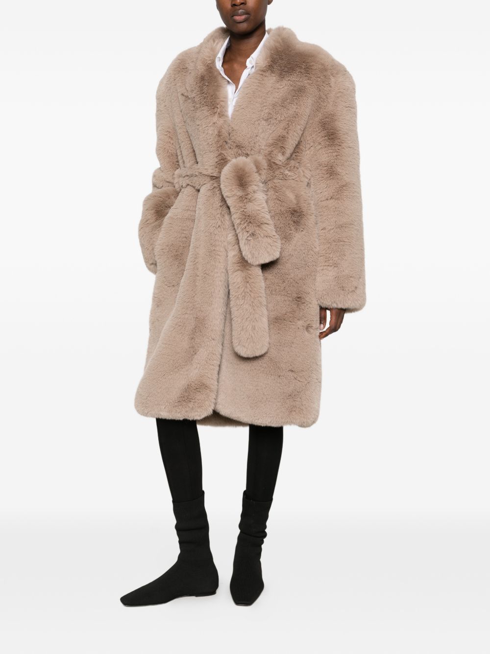 032C Destiny faux fur coat 032C