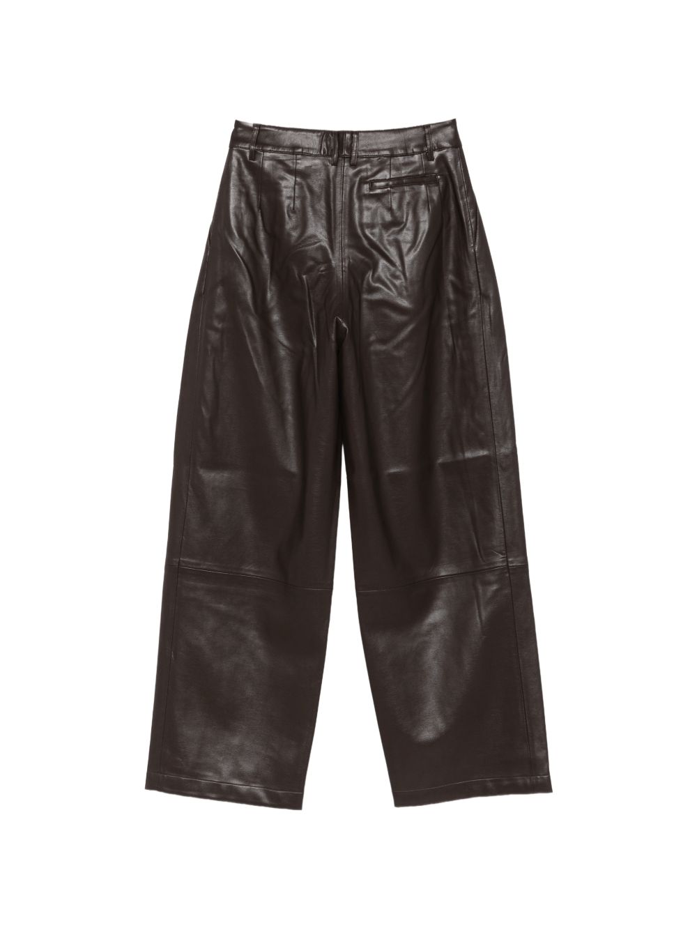 032C Jeva faux leather trousers