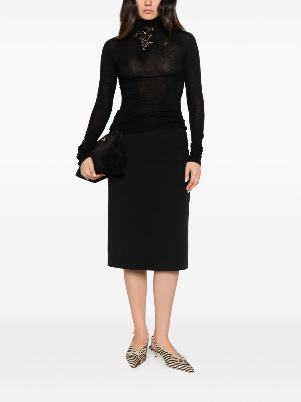 Ermanno Scervino Sweaters BLACK Ermanno Scervino