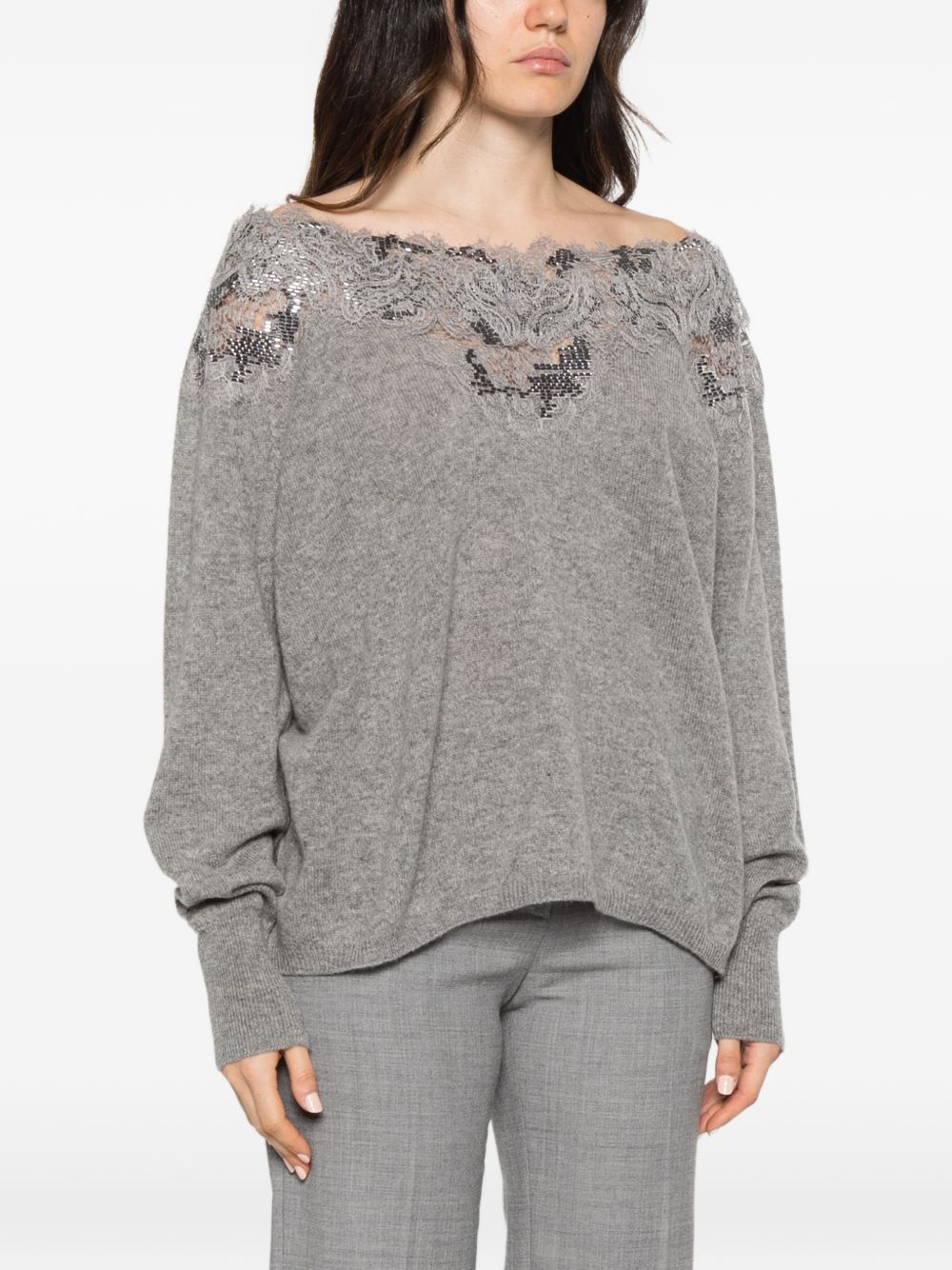 Ermanno Scervino Sweaters GREY Ermanno Scervino