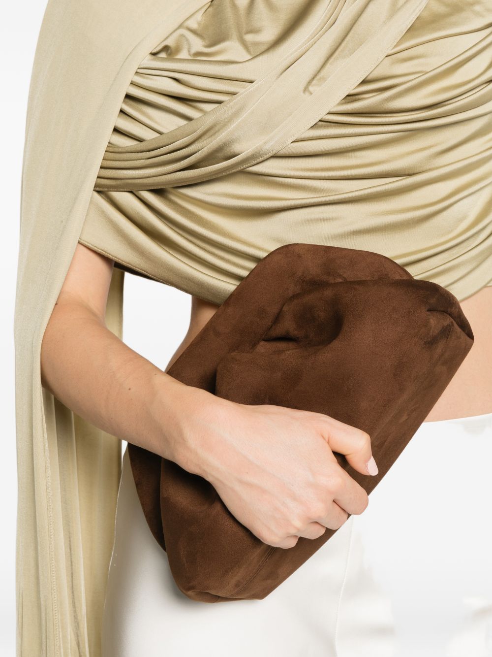 Themoire' Bios suede clutch Themoire'