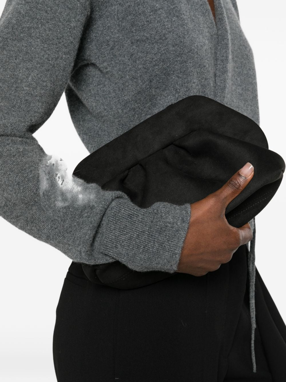 Themoire' Bios suede clutch Themoire'