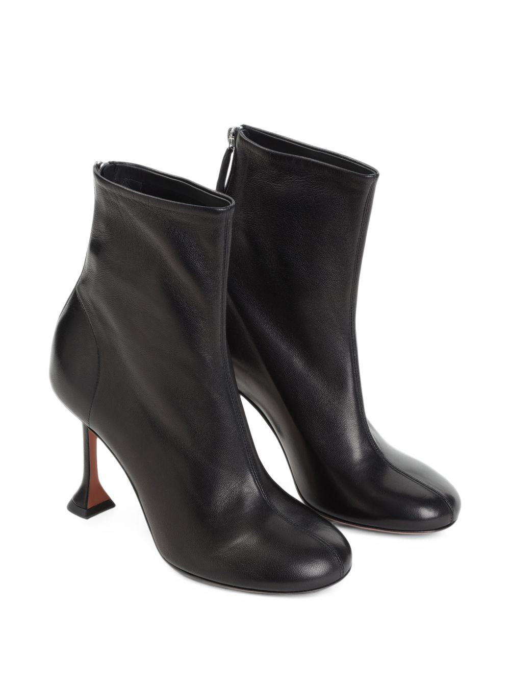 Amina Muaddi Iris leather boots Amina Muaddi