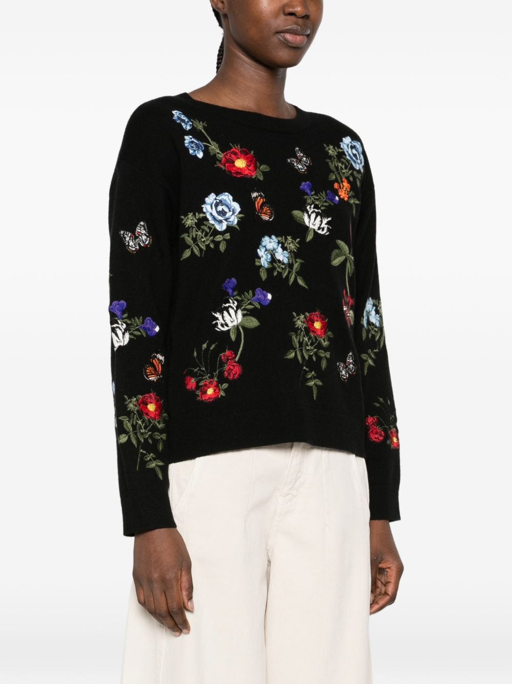 Alice + Olivia Teanna wool blend sweater Alice + Olivia