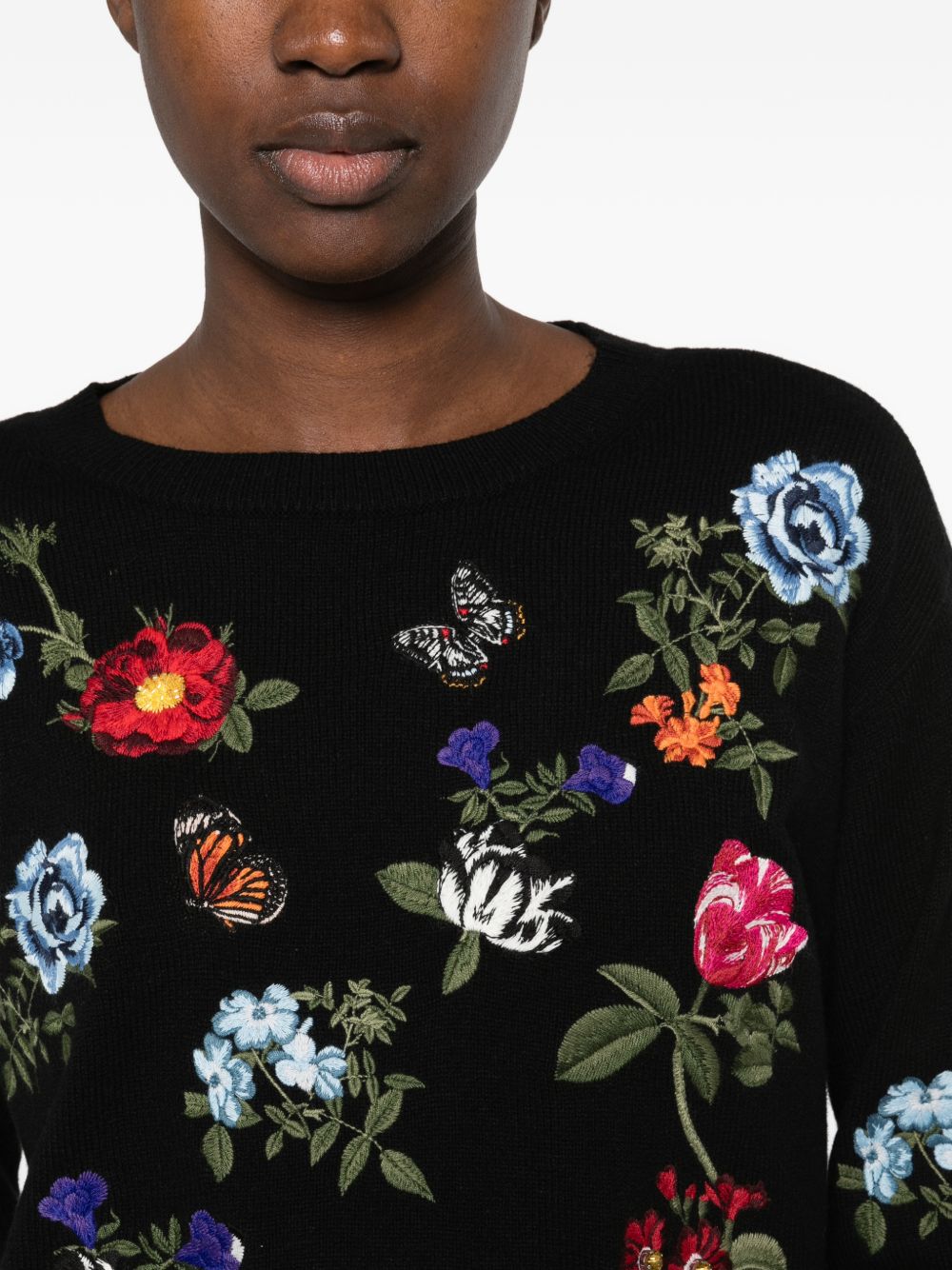 Alice + Olivia Teanna wool blend sweater Alice + Olivia