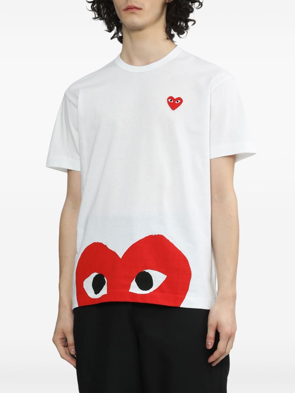 Comme Des Garcons Red Heart cotton t-shirt
