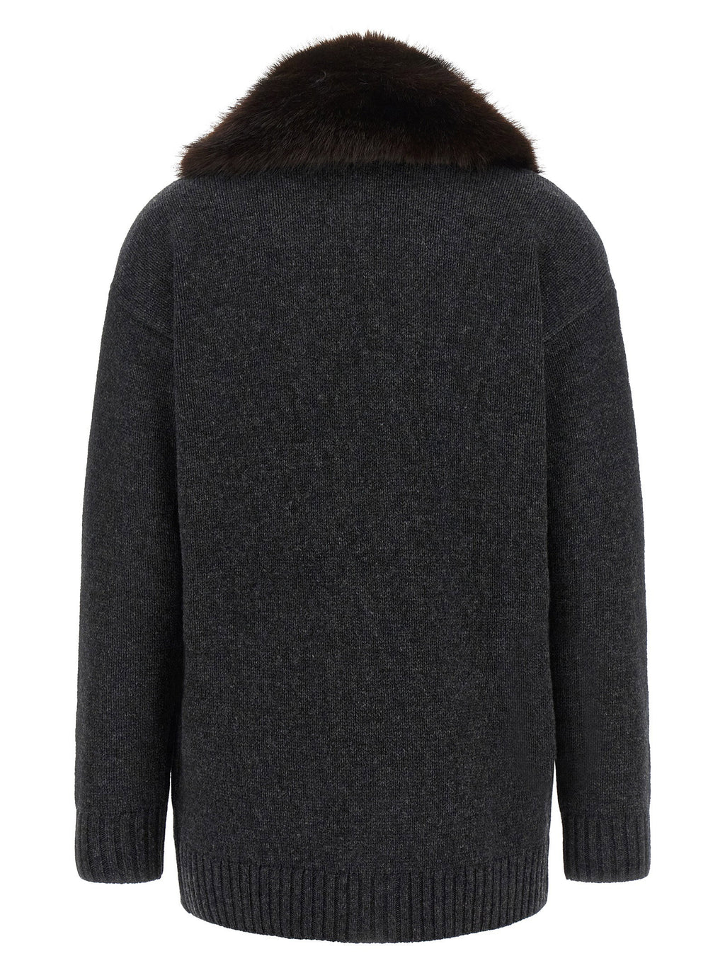 Lauren Ralph Lauren Fur Insert Cardigan Lauren Ralph Lauren
