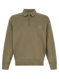 C.p. Company Grey Cotton Fleece Sweatshirt