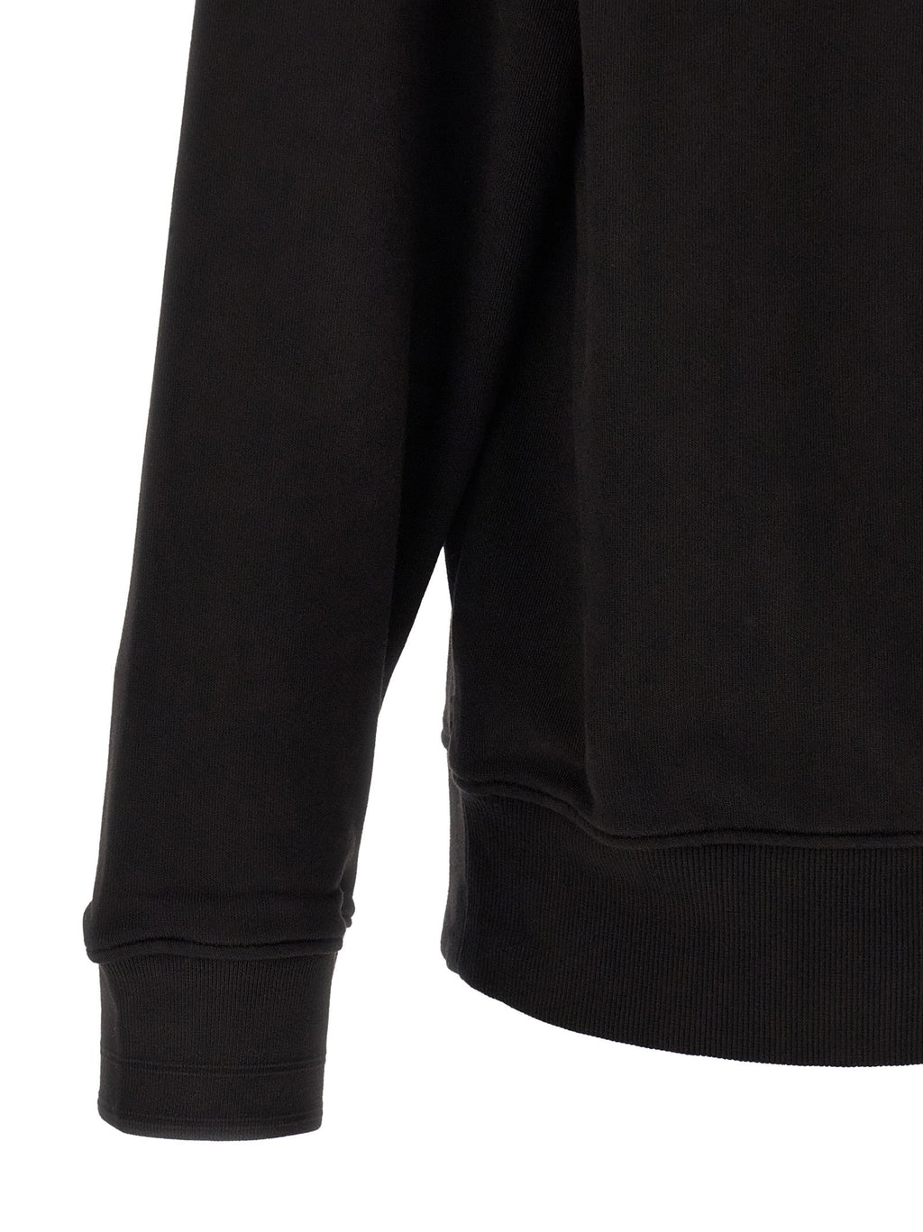 C.p. Company Black Cotton Fleece Sweatshirt