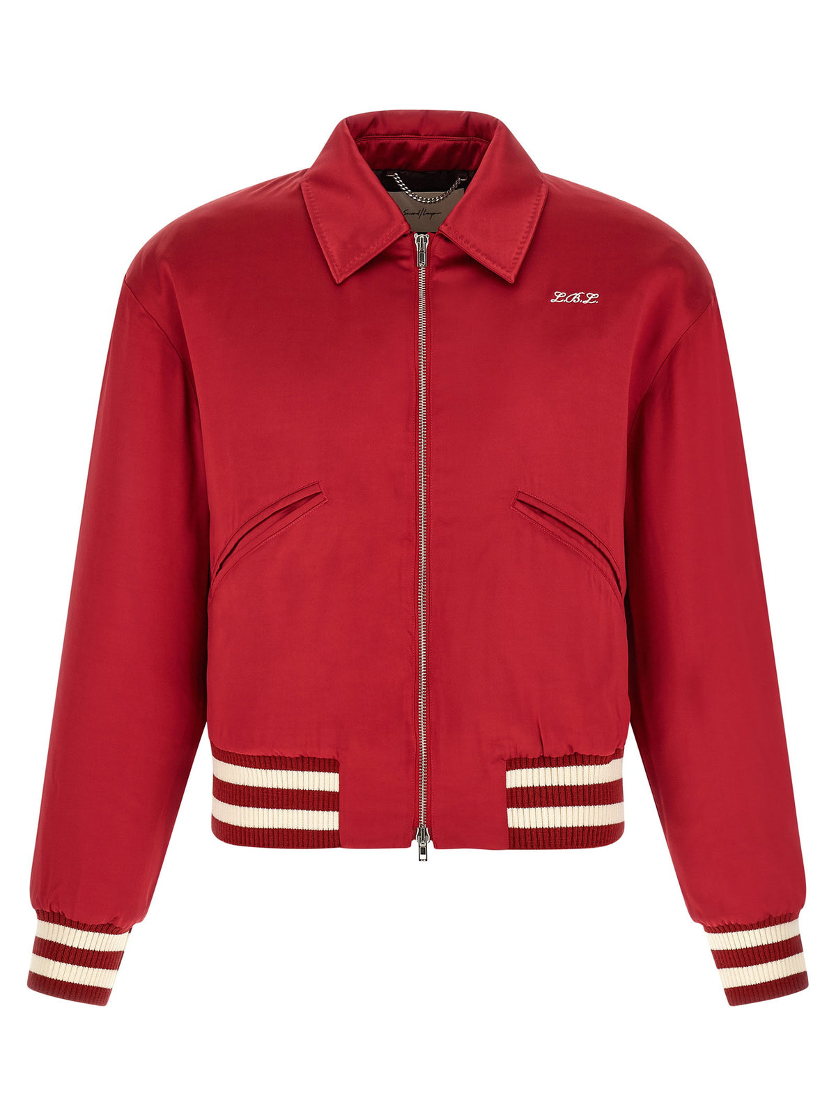 Second/Layer Aces Satin Club Bomber Jacket