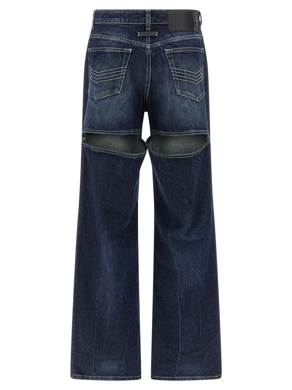 Jean Paul Gaultier The Blue Cut-out Jeans Jean Paul Gaultier