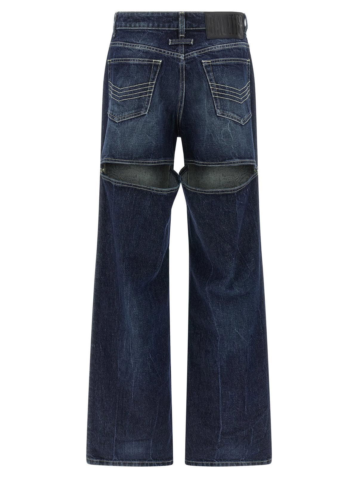 Jean Paul Gaultier The Blue Cut-out Jeans Jean Paul Gaultier